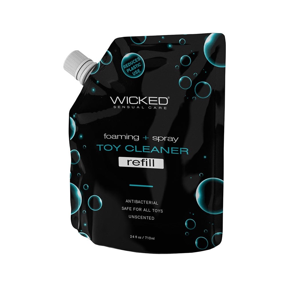 Wicked Sensual Foaming and Spray Toy Cleaner Refill Pouch